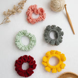 Handmade Crochet Scrunchies Set