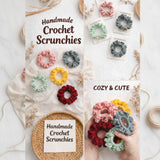 Handmade Crochet Scrunchies Set