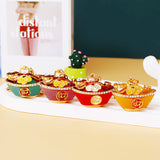 Chinese Fortune Money Pot Bag Charm & Key Ring for Prosperity and Good Luck