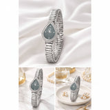 Teardrop Dial with Crystal Bezel