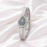 Teardrop Dial with Crystal Bezel