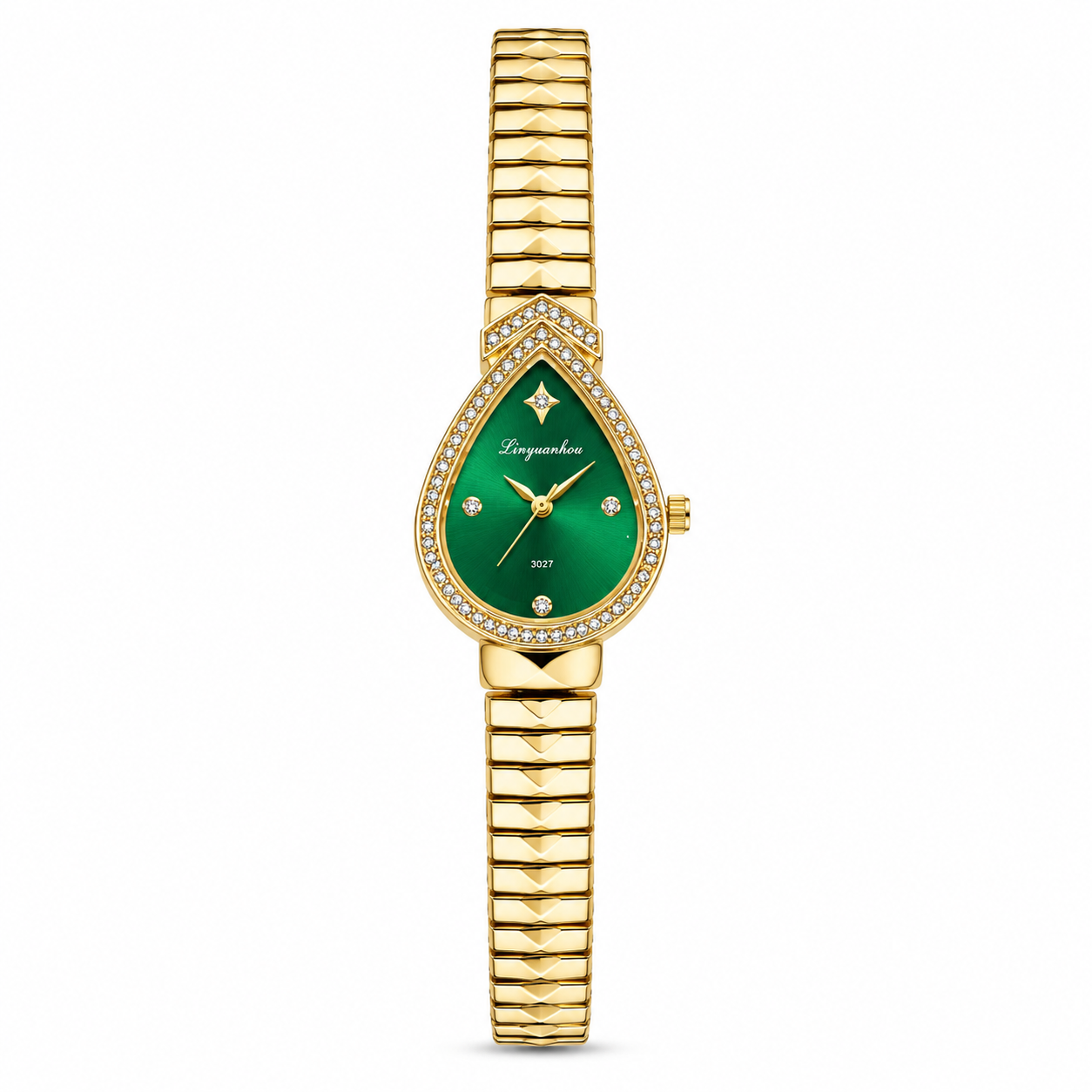 Royal Teardrop Crystal Bracelet Watch for Women