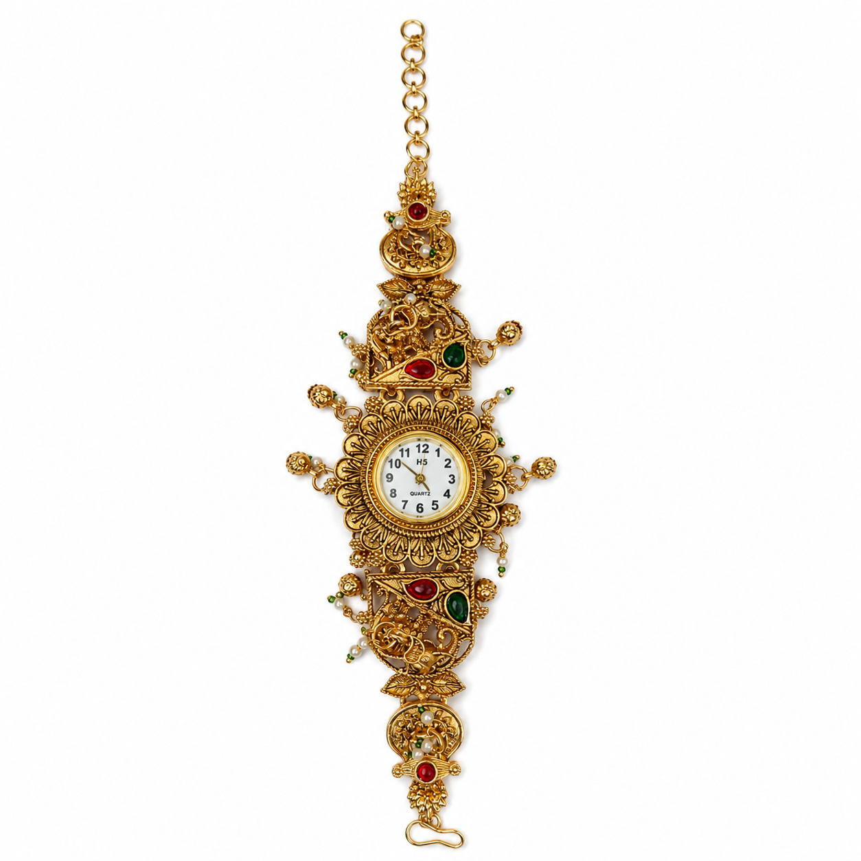 Royal Lakshmi Temple Bracelet Watch