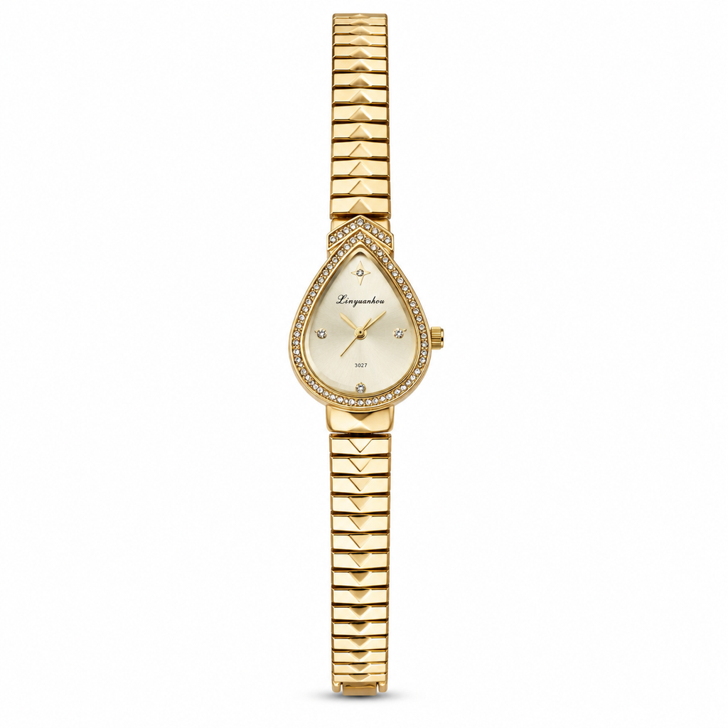 Royal Teardrop Crystal Bracelet Watch for Women