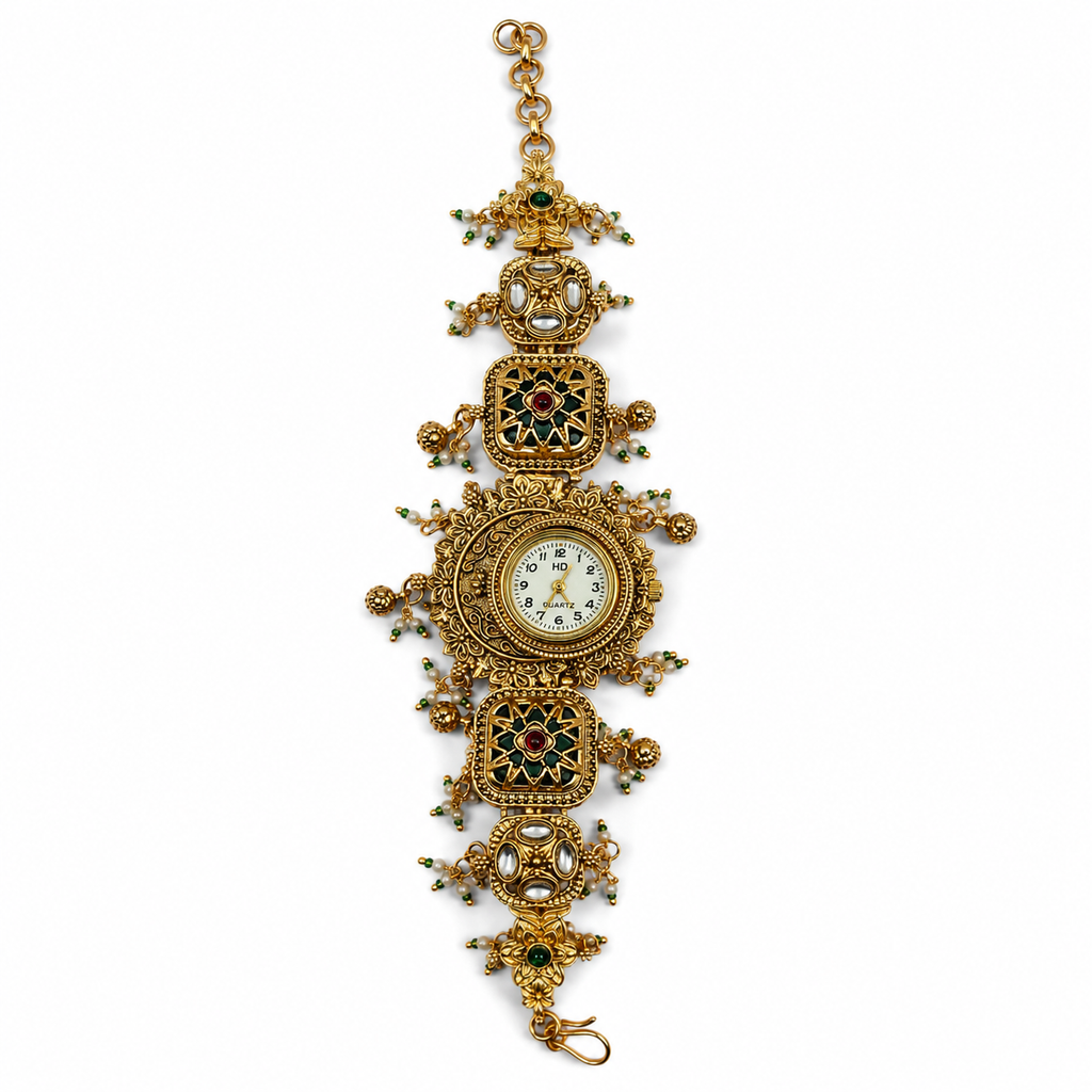 Royal Kundan Heritage Bracelet Watch