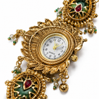 Royal Peacock Floral Bracelet Watch