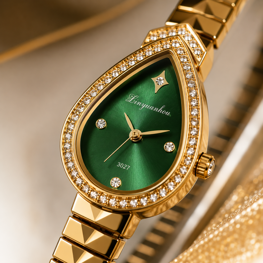 Royal Teardrop Crystal Bracelet Watch for Women