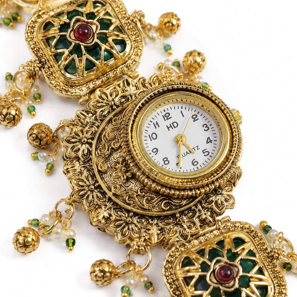 Royal Kundan Heritage Bracelet Watch