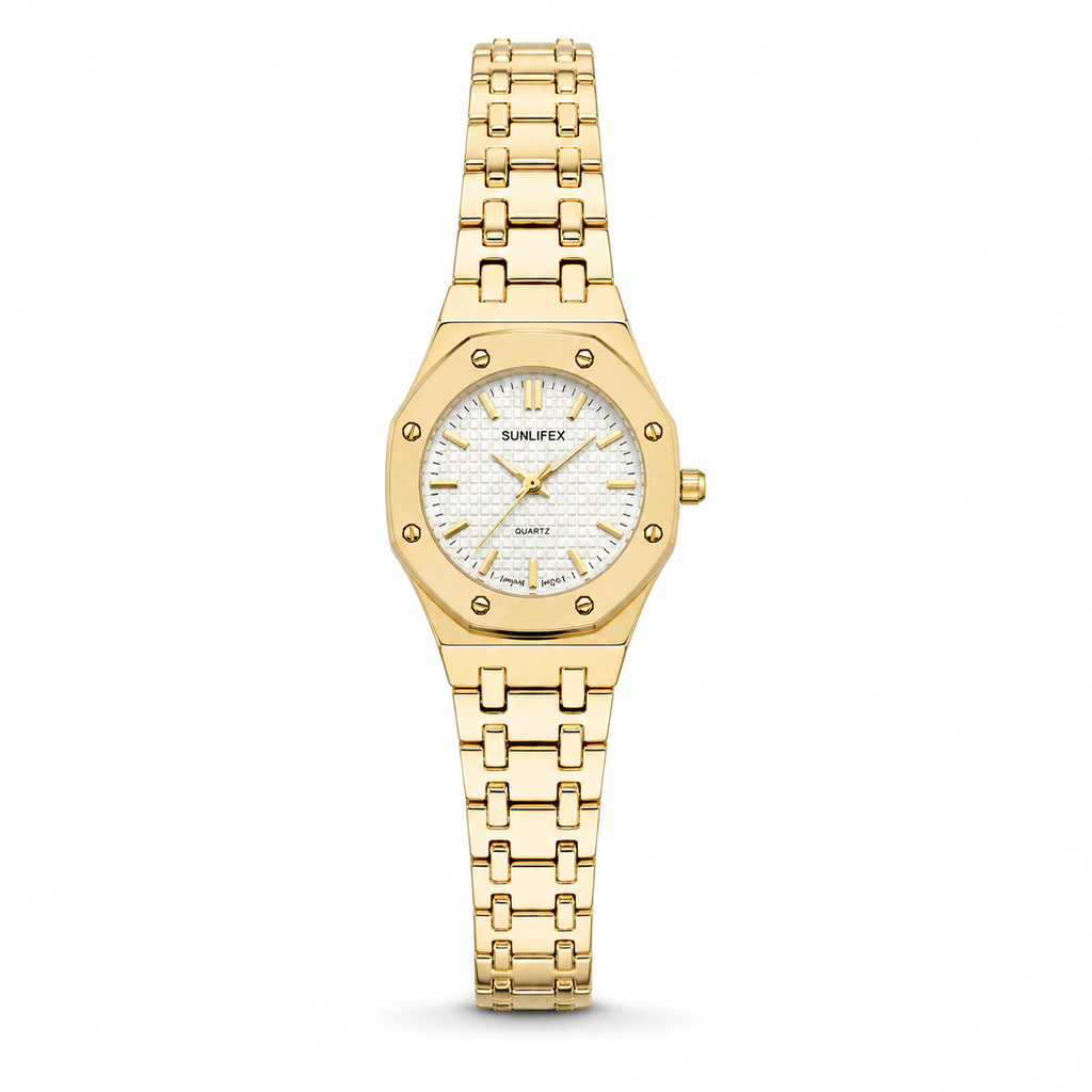 Jacob Sparrow Luxury Women's TIMORA Analog Watch & Premium Sunglasses Combo | Elegant Fashion Gift Set