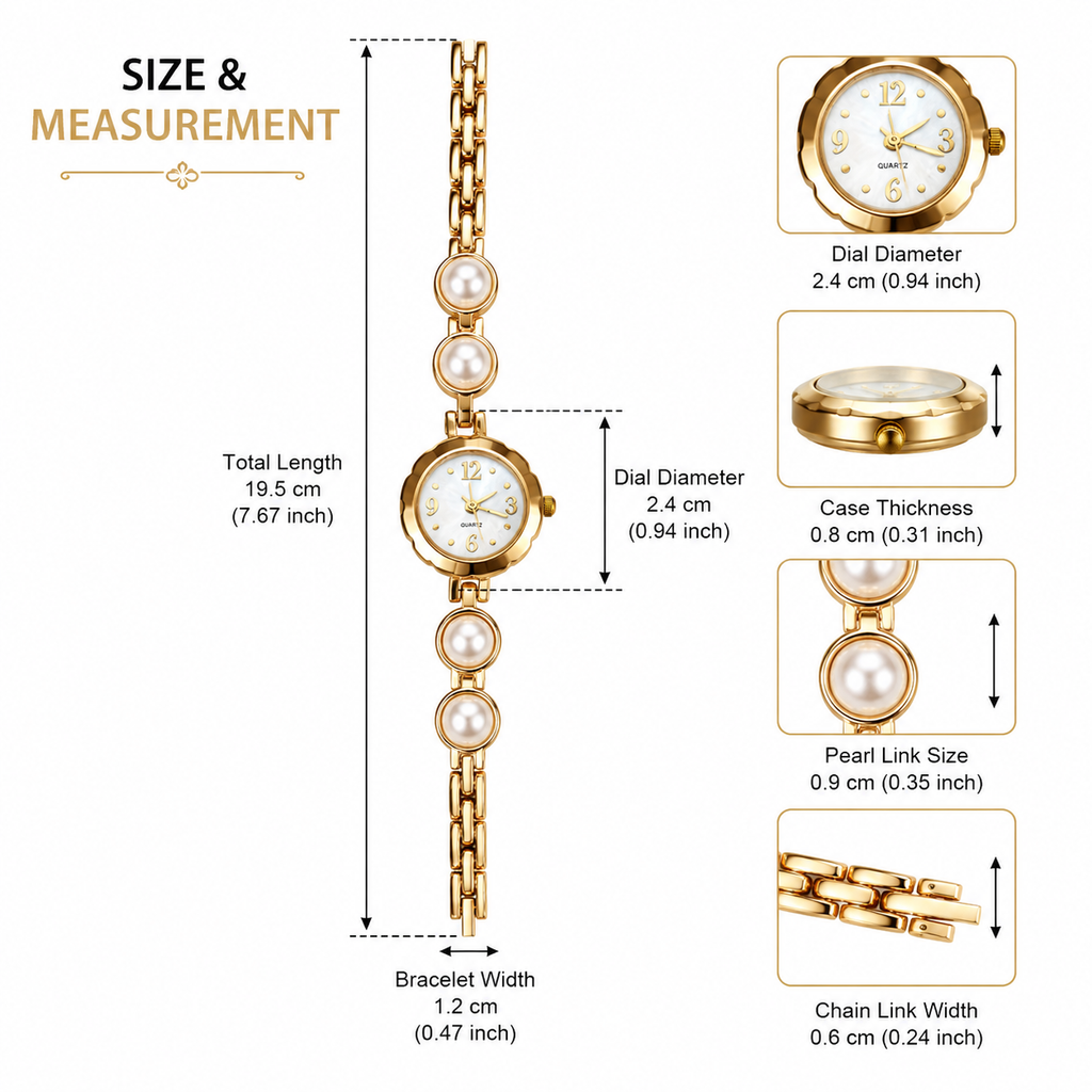Pearl Luxe Women's Watch