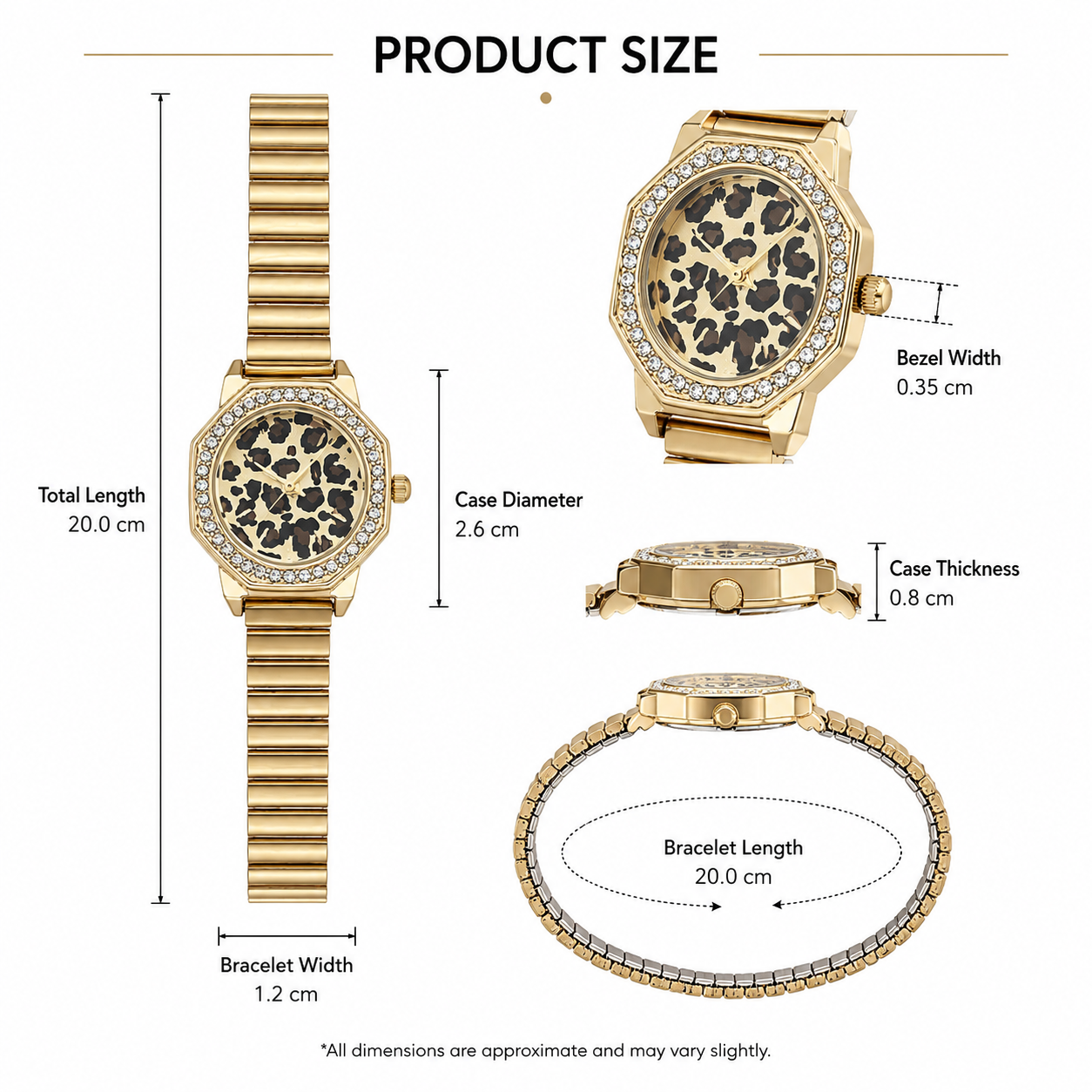 Golden Leopard Luxe Women's Watch