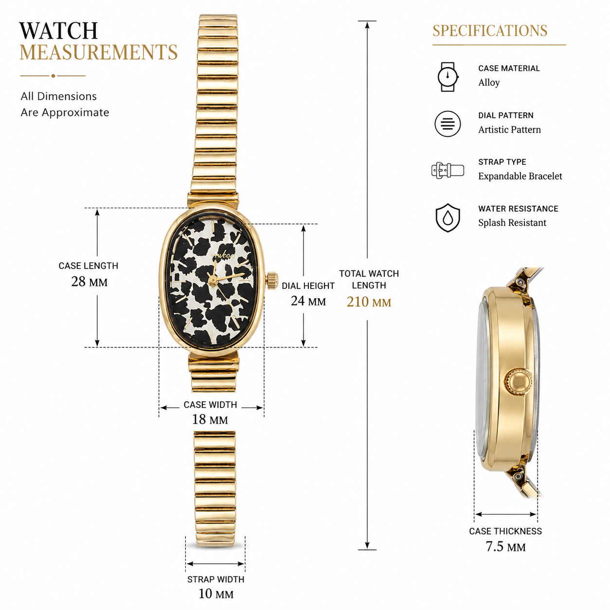 Golden Leopard Luxe Women's Watch