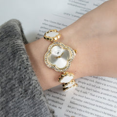 Petal Perfection Four-Leaf Clover Watch