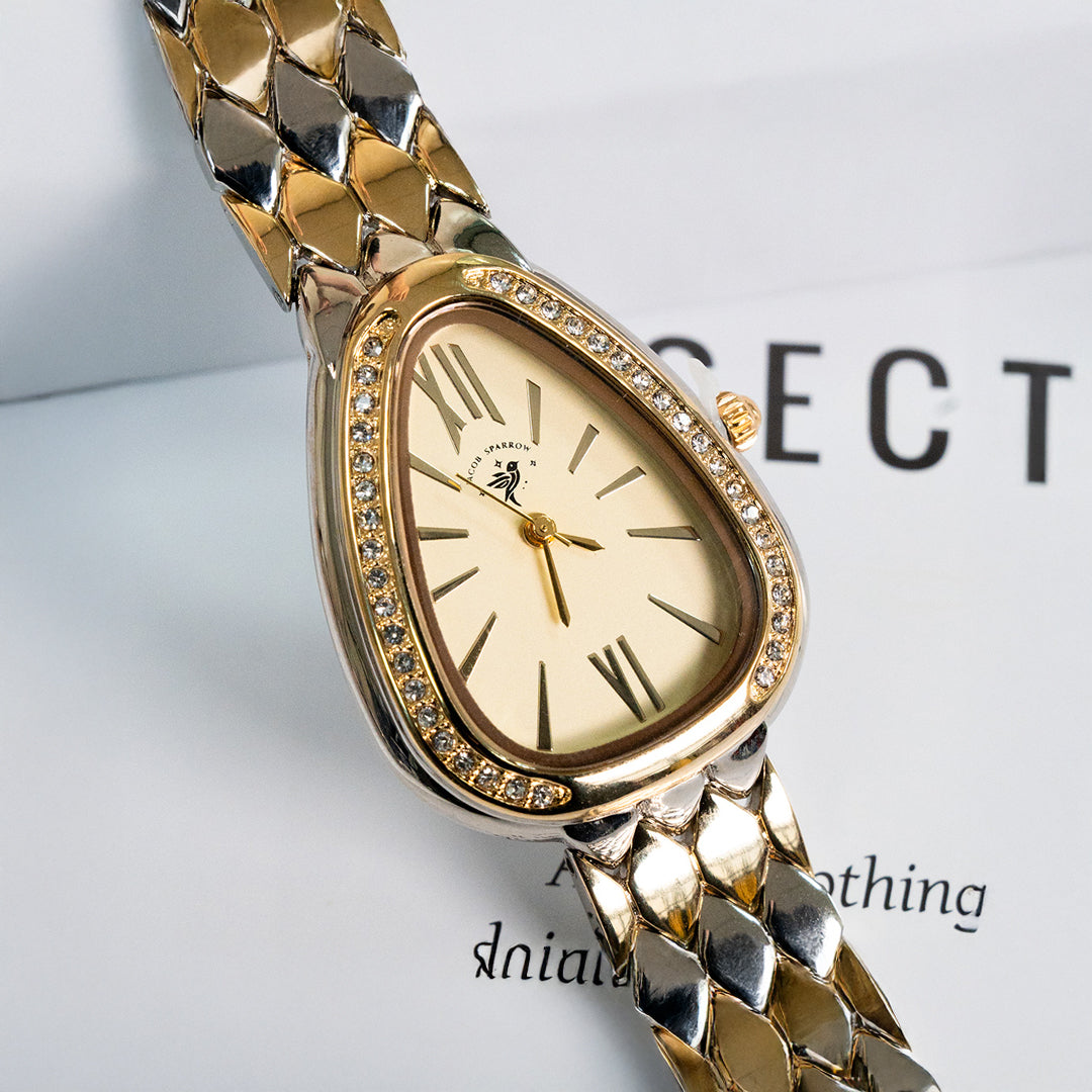 Serpent Shine Roman Diamond Watch