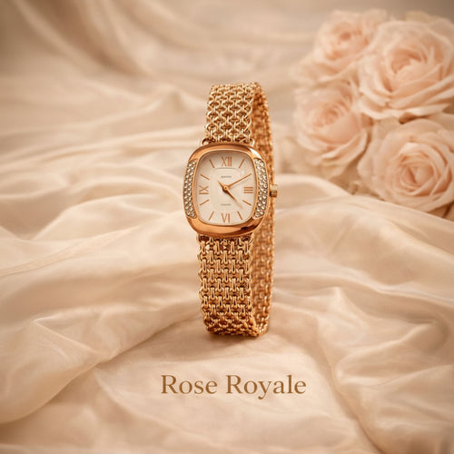 Square Dial with Premium Chain Bracelet