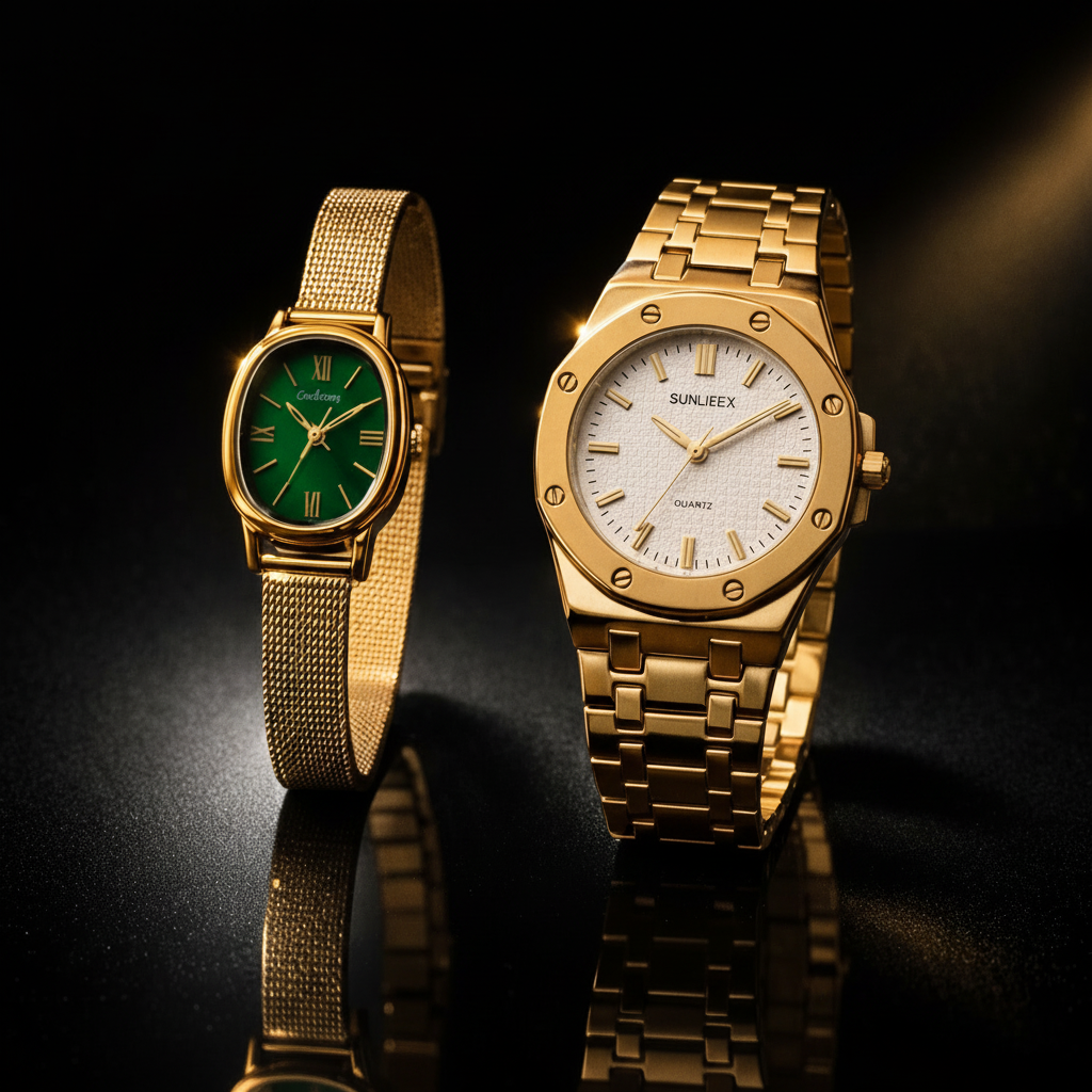 Soulmate Time Pair – Couple Watch Combo