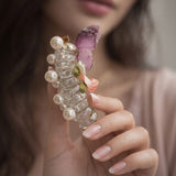 Pearl butterfly hairclip