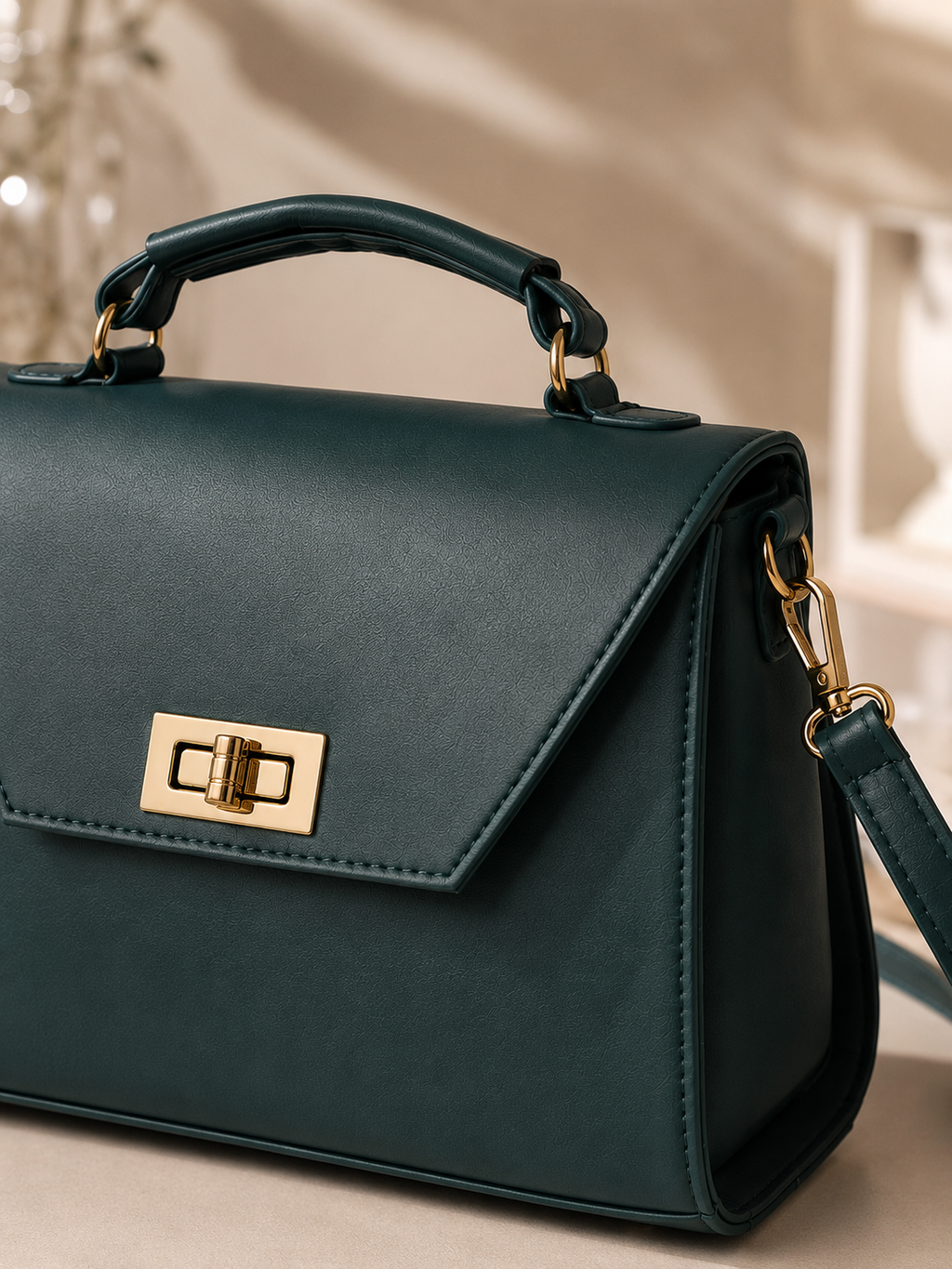 Elara Elegant Handbag for Women with Adjustable Sling Strap