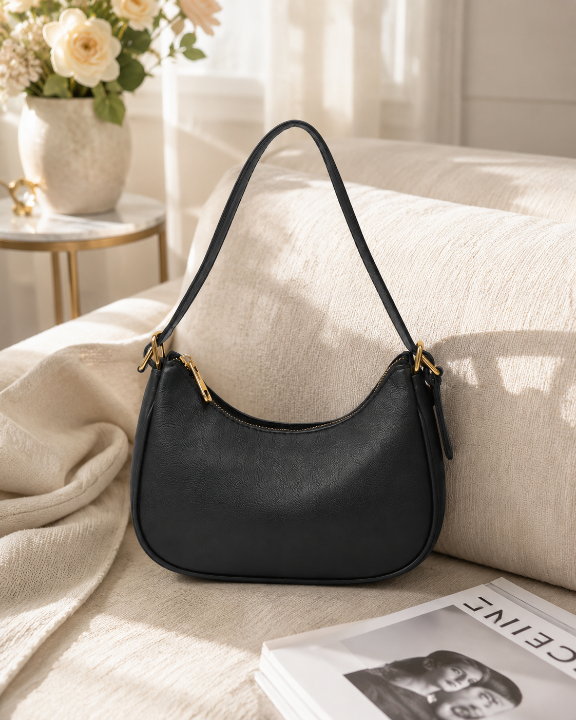Nova Classic Purse for Women – Coffee Brown Shoulder Bag