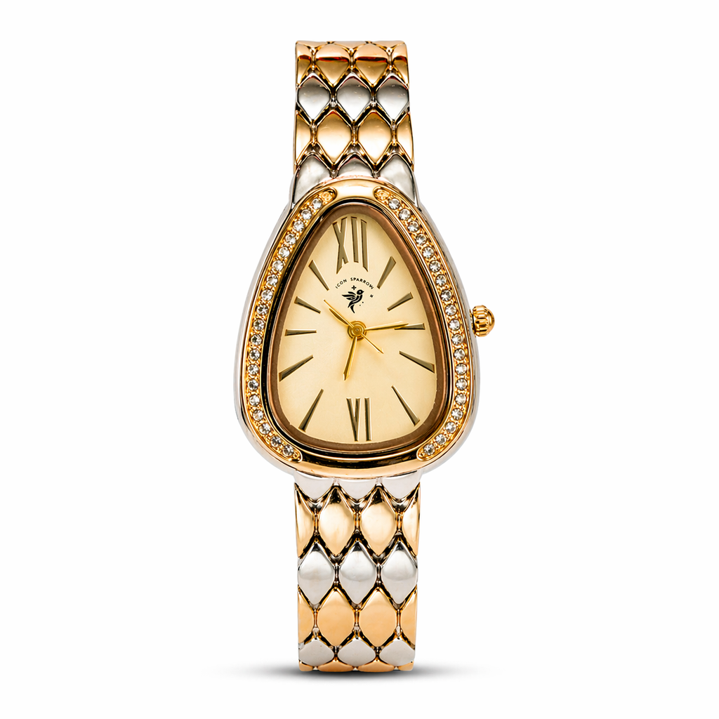 Serpent Shine Roman Diamond Watch