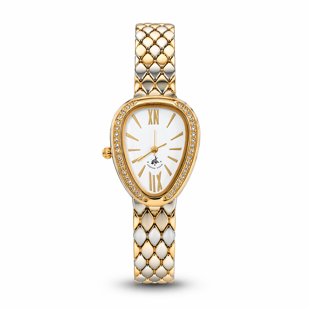 Serpent Shine Roman Diamond Watch
