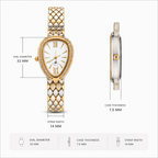 Serpent Shine Roman Diamond Watch