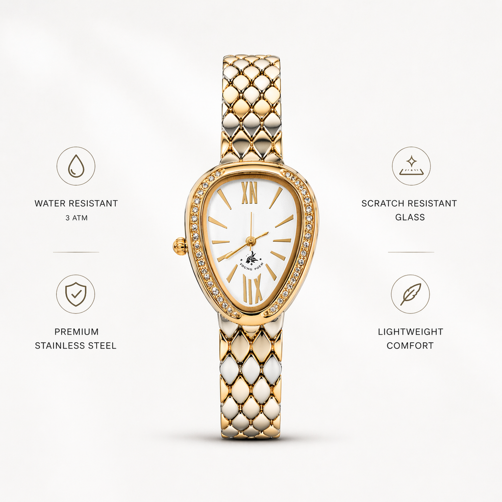 Serpent Shine Roman Diamond Watch