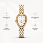 Serpent Shine Roman Diamond Watch