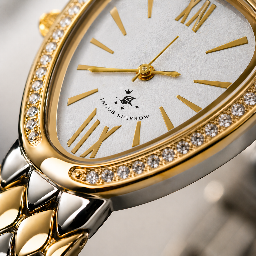 Serpent Shine Roman Diamond Watch