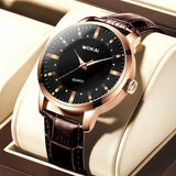 Premium Business Leather Belt Wrist Watch