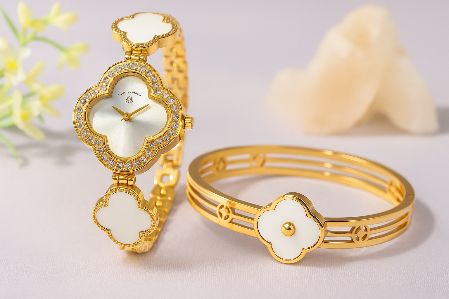 Petal perfaction with Bracelet