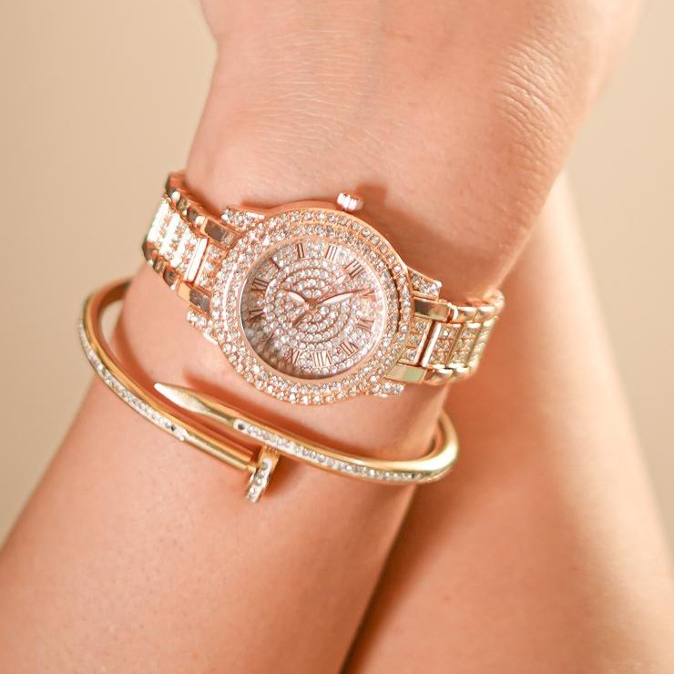 Elegant Small Diamond Wrist Watch