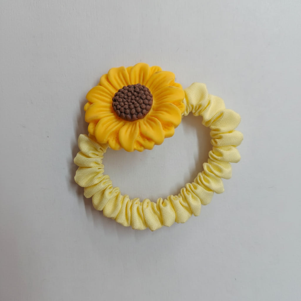 Sunflower Scrunchie