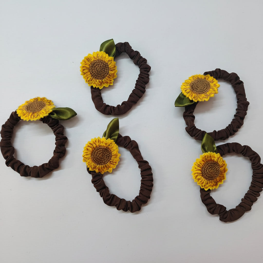 Sunflower Scrunchie