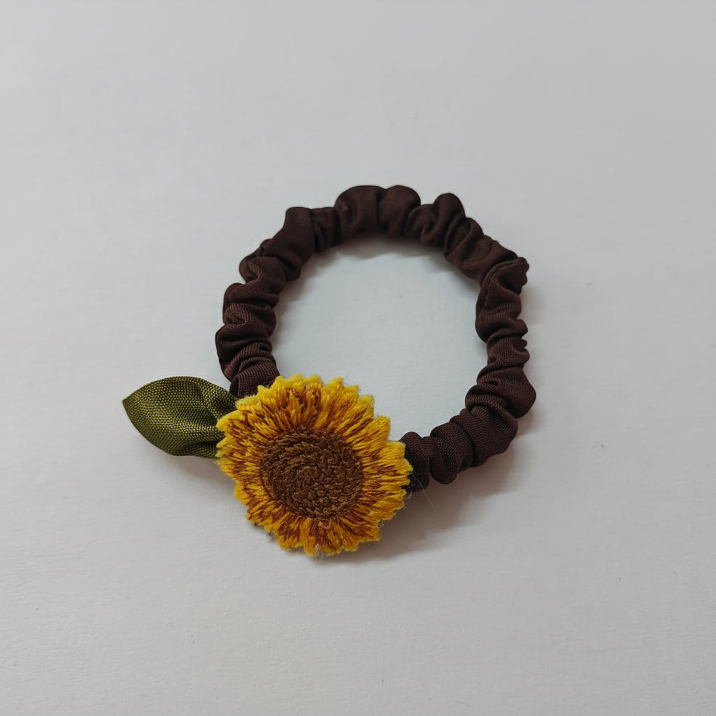 Sunflower Scrunchie