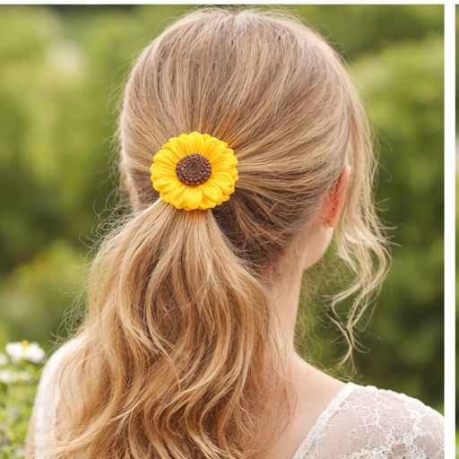 Sunflower Scrunchie